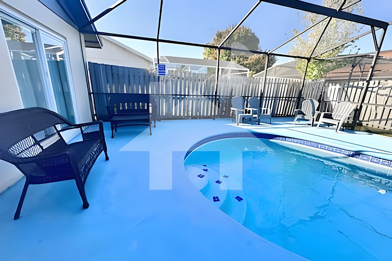 10 mins to Disney! 3BD/2BA Villa w/ Private Pool Indian Well